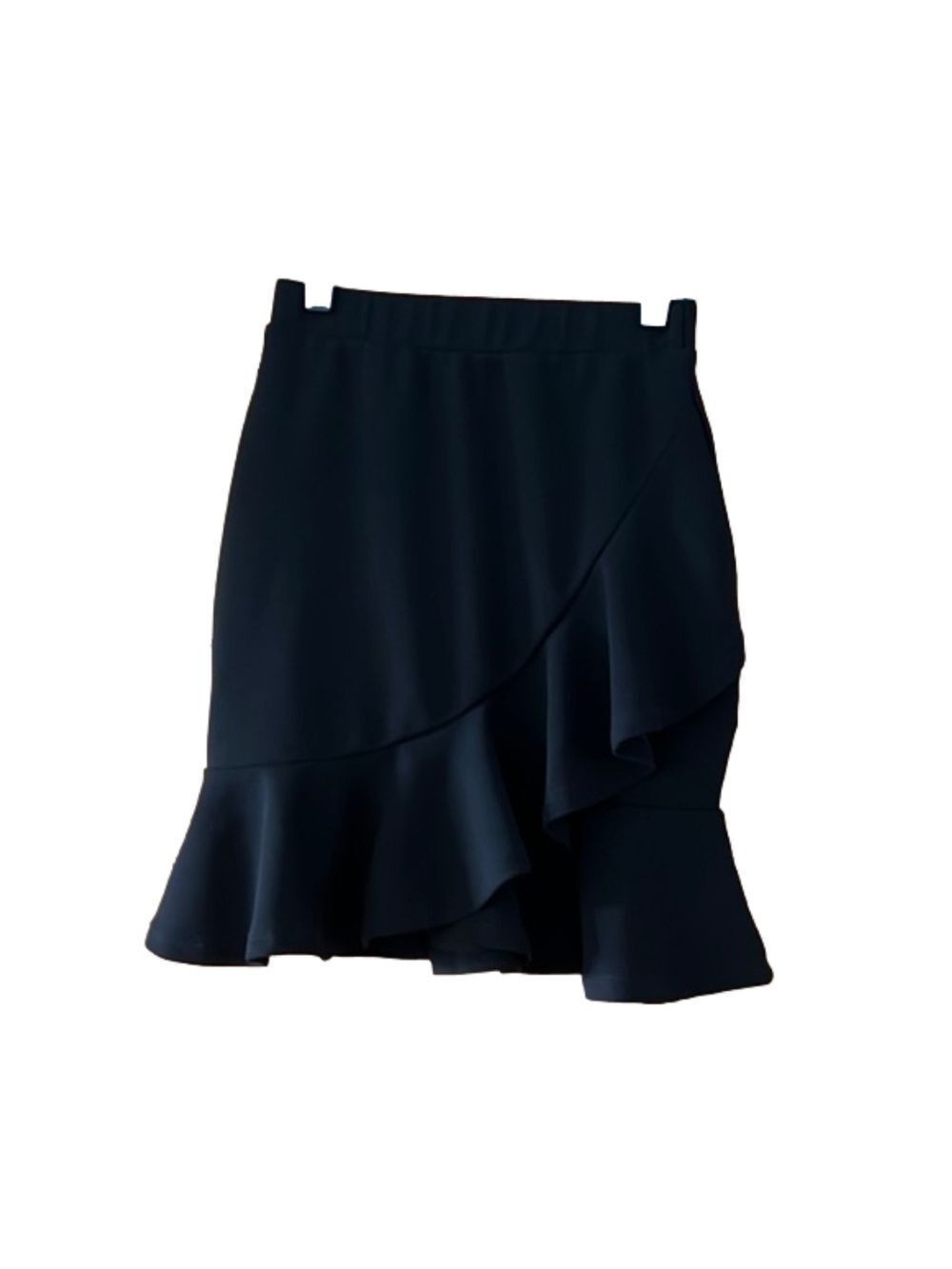 Girls Black Flutter Skirt Size Medium